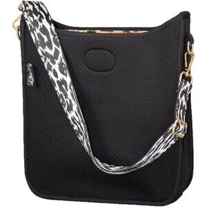 Pinafore Crossbody Purse Bag Messenger Neoprene Adjustable Guitar Strap New